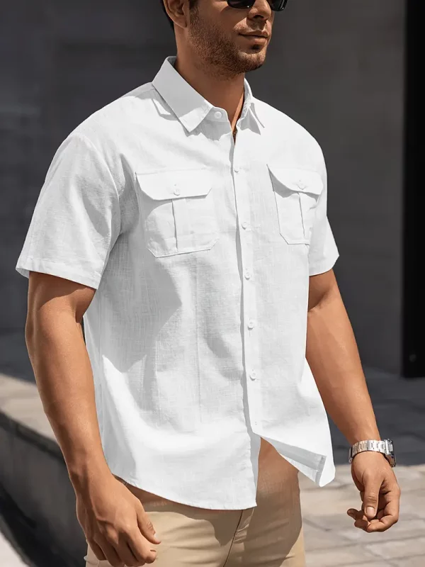 Chemise en lin pour homme