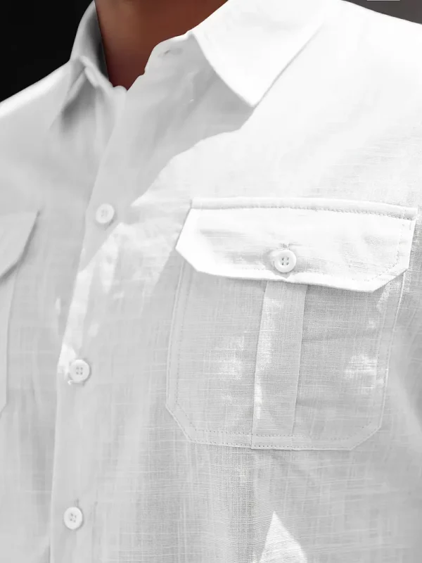 Chemise en lin pour homme – Image 2